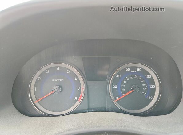 KMHCT4AE1HU276712 2017 HYUNDAI ACCENT Red Սարքավորումների վահանակի տեսք
