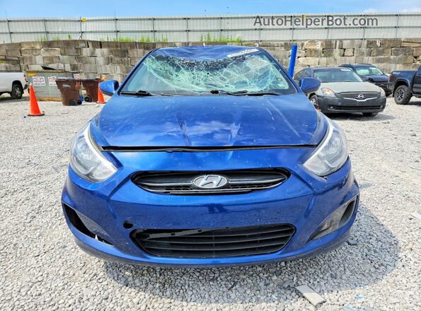 KMHCT4AE1HU276726 2017 HYUNDAI ACCENT Blue Widok z przodu