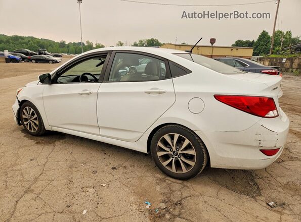 KMHCT4AE1HU345799 2017 HYUNDAI ACCENT Белый Задняя левая четверть