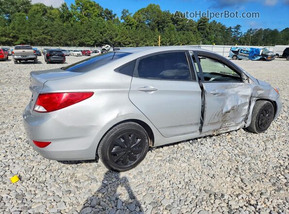 KMHCT4AE2GU007925 2016 HYUNDAI ACCENT Серебряный Задняя правая четверть