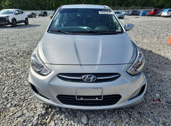 KMHCT4AE2GU007925 2016 HYUNDAI ACCENT Серебряный Вид спереди