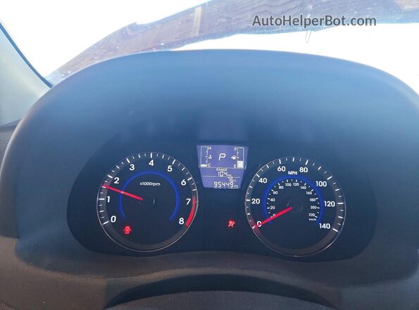 KMHCT4AE2GU009349 2016 HYUNDAI ACCENT Red Սարքավորումների վահանակի տեսք