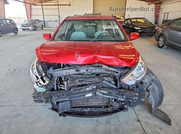 KMHCT4AE2GU009349 2016 HYUNDAI ACCENT Red Դիմացի տեսք