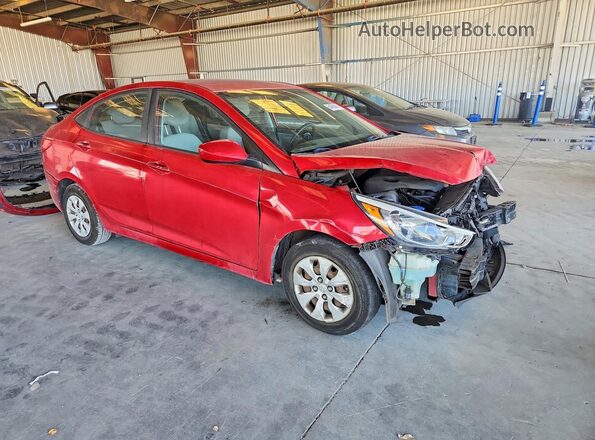 KMHCT4AE2GU009349 2016 HYUNDAI ACCENT Red Առջևի աջ
