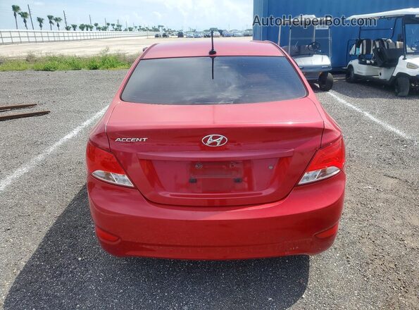 KMHCT4AE2GU110052 2016 HYUNDAI ACCENT Red Հետևի տեսք