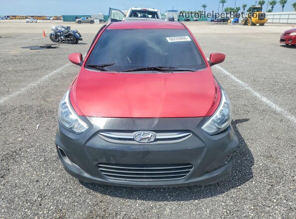 KMHCT4AE2GU110052 2016 HYUNDAI ACCENT Red Դիմացի տեսք