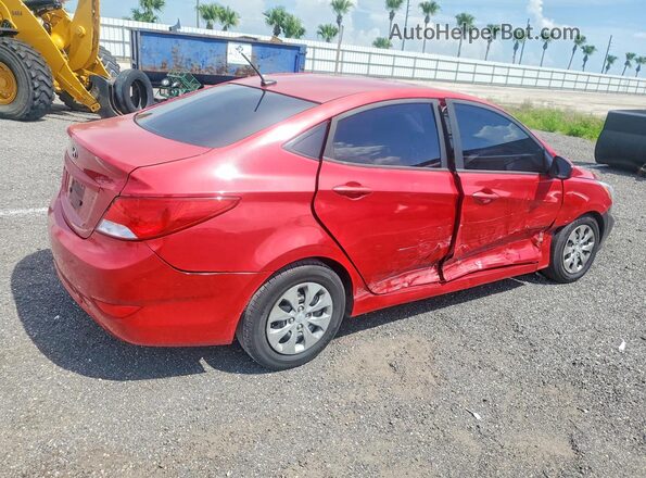 KMHCT4AE2GU110052 2016 HYUNDAI ACCENT Red Հետևի աջ
