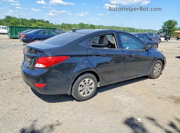 KMHCT4AE2GU144539 2016 HYUNDAI ACCENT Black Trasero derecho