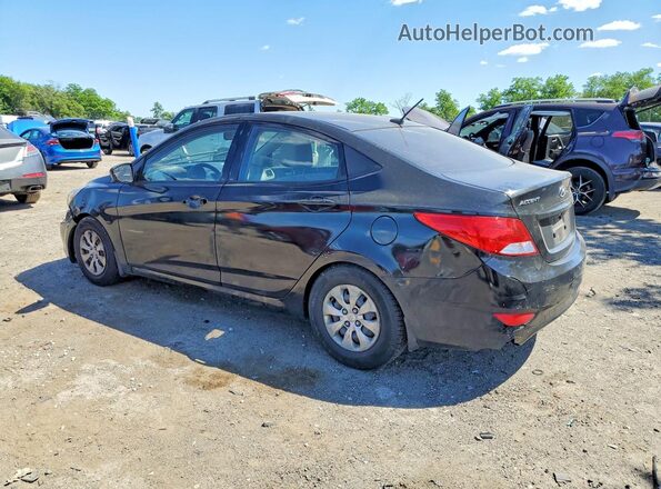 KMHCT4AE2GU144539 2016 HYUNDAI ACCENT Black Trasero izquierdo