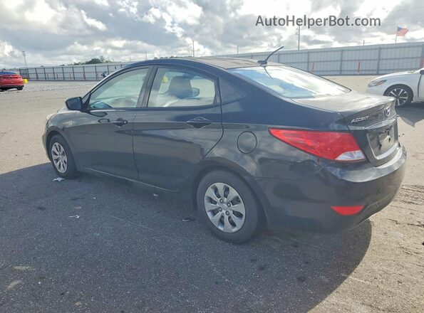 KMHCT4AE2HU170561 2017 HYUNDAI ACCENT Black Tył lewy