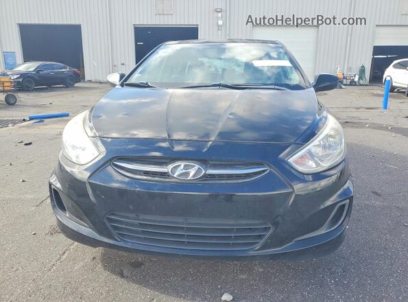 KMHCT4AE2HU170561 2017 HYUNDAI ACCENT Black Widok z przodu