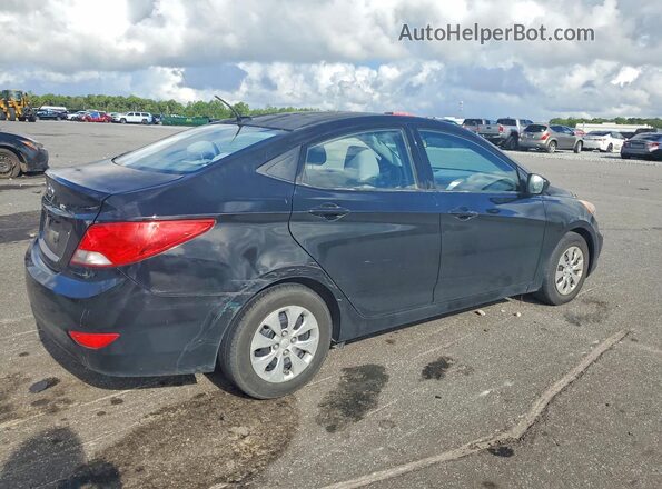 KMHCT4AE2HU170561 2017 HYUNDAI ACCENT Black Tył prawy