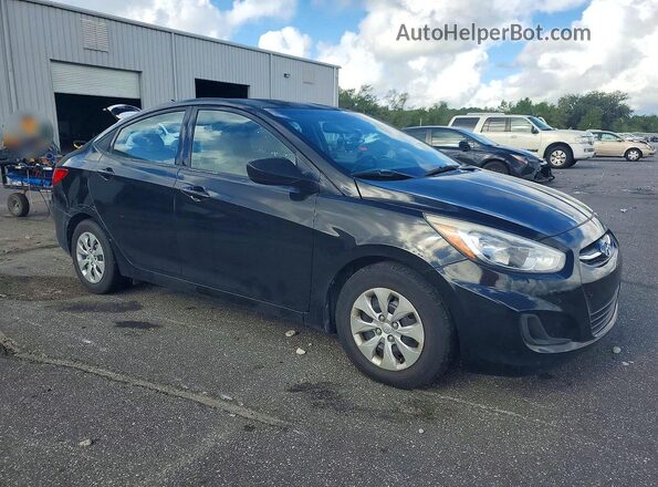 KMHCT4AE2HU170561 2017 HYUNDAI ACCENT Black Przód prawy