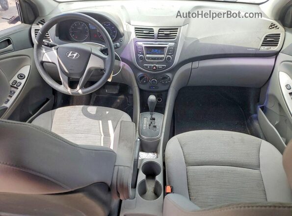 KMHCT4AE3GU021638 2016 HYUNDAI ACCENT Black Вид панелі приладів