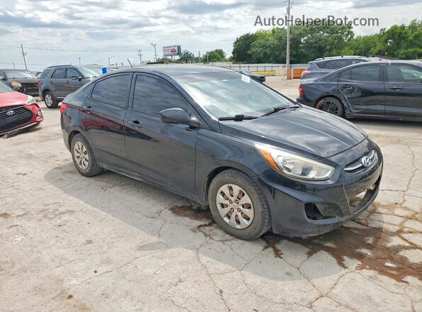 KMHCT4AE3GU021638 2016 HYUNDAI ACCENT Black Передня права чверть