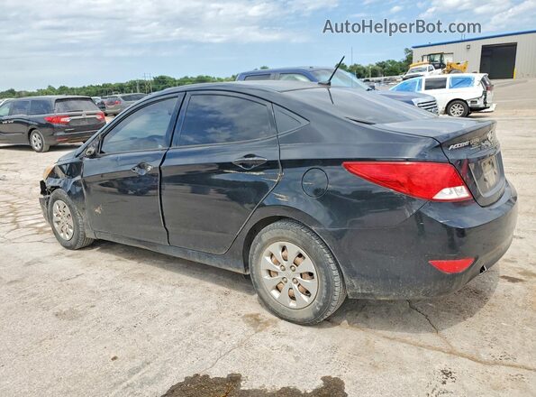 KMHCT4AE3GU021638 2016 HYUNDAI ACCENT Black Задня ліва чверть
