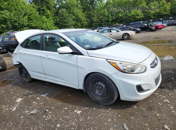KMHCT4AE3GU084223 2016 HYUNDAI ACCENT White წინა მარჯვენა