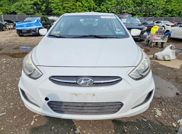 KMHCT4AE3GU084223 2016 HYUNDAI ACCENT White წინა ხედი