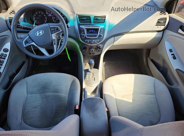 KMHCT4AE3GU164220 2016 HYUNDAI ACCENT Red Вид панелі приладів