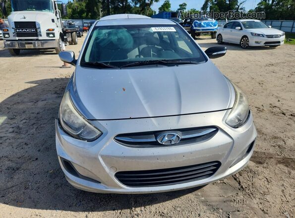KMHCT4AE3GU968470 2016 HYUNDAI ACCENT Silver Вид спереду