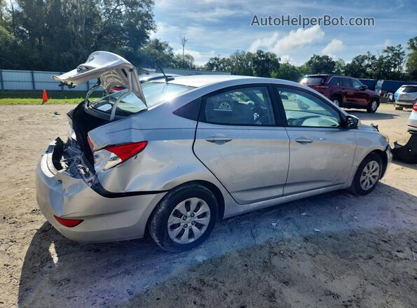 KMHCT4AE3GU968470 2016 HYUNDAI ACCENT Silver Задня права чверть