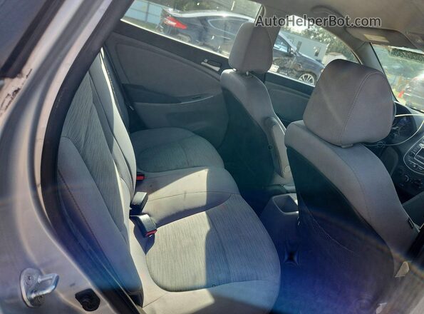 KMHCT4AE3GU968470 2016 HYUNDAI ACCENT Silver Вид задніх сидінь
