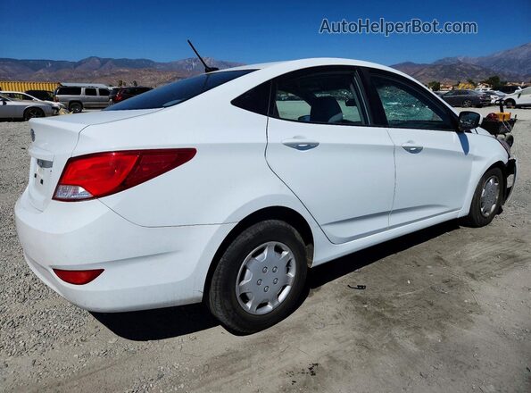 KMHCT4AE3HU305918 2017 HYUNDAI ACCENT Белый Задняя правая четверть