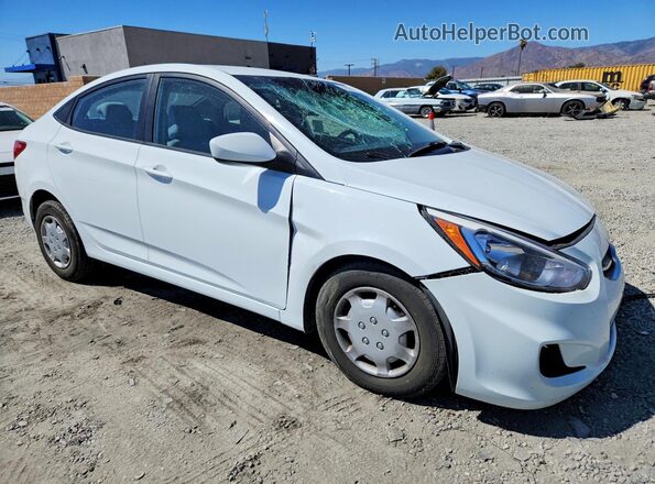 KMHCT4AE3HU305918 2017 HYUNDAI ACCENT Белый Передняя правая четверть
