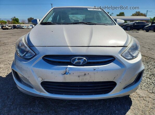 KMHCT4AE3HU340023 2017 HYUNDAI ACCENT Silver წინა ხედი