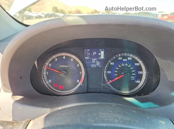 KMHCT4AE3HU340023 2017 HYUNDAI ACCENT Silver ხელსაწყოთა პანელის ხედი