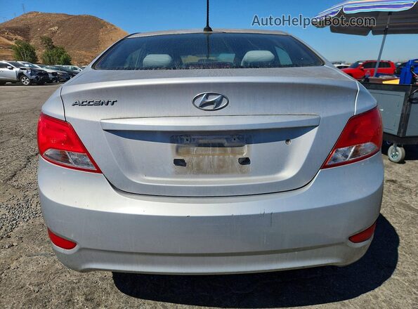 KMHCT4AE3HU340023 2017 HYUNDAI ACCENT Silver უკანა ხედი