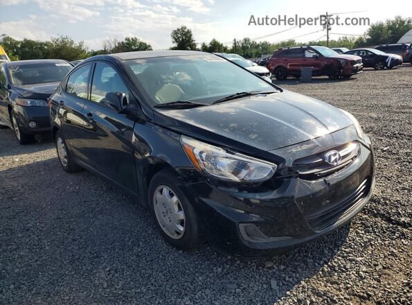 KMHCT4AE3HU375502 2017 HYUNDAI ACCENT Black Front right