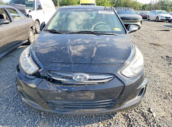 KMHCT4AE3HU375502 2017 HYUNDAI ACCENT Black Front view