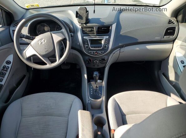 KMHCT4AE3HU375502 2017 HYUNDAI ACCENT Black Dashboard view