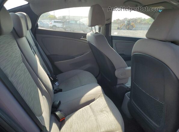KMHCT4AE3HU375502 2017 HYUNDAI ACCENT Black Rear seats view