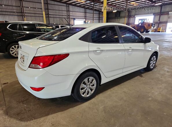 KMHCT4AE4GU962791 2016 HYUNDAI ACCENT White უკანა მარჯვენა