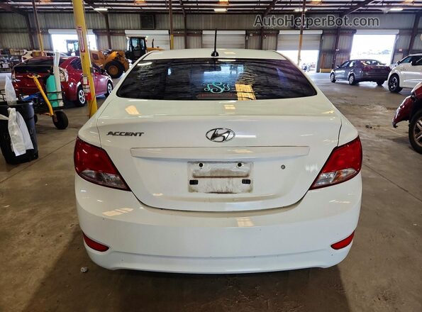 KMHCT4AE4GU962791 2016 HYUNDAI ACCENT White უკანა ხედი
