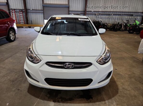 KMHCT4AE4GU962791 2016 HYUNDAI ACCENT White წინა ხედი