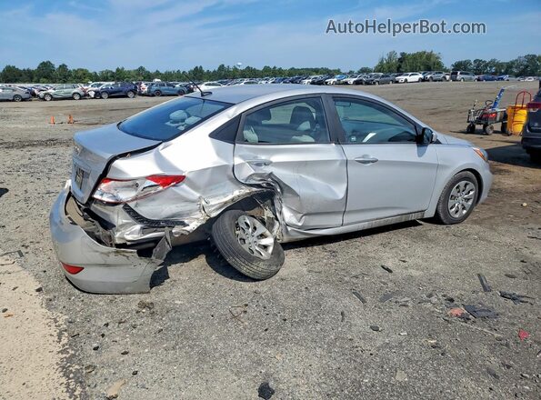 KMHCT4AE4HU342735 2017 HYUNDAI ACCENT Серебряный Задняя правая четверть