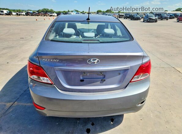 KMHCT4AE5HU205271 2017 HYUNDAI ACCENT Gray უკანა ხედი