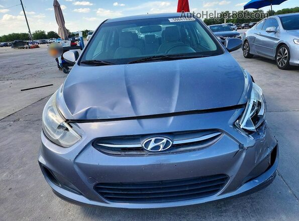 KMHCT4AE5HU205271 2017 HYUNDAI ACCENT Gray წინა ხედი