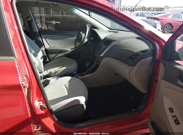 KMHCT4AE5HU215900 2017 HYUNDAI ACCENT Red Vista interior delantera