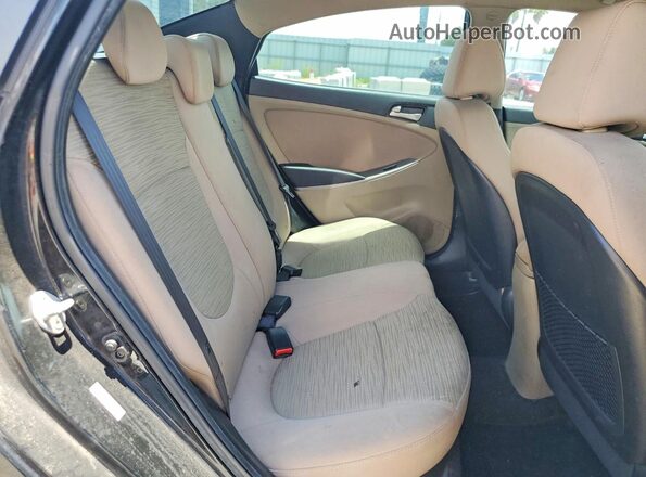 KMHCT4AE5HU249674 2017 HYUNDAI ACCENT Black Vista de los asientos traseros