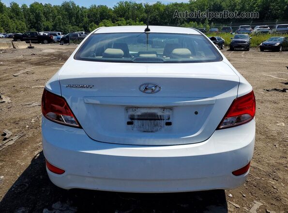 KMHCT4AE5HU254857 2017 HYUNDAI ACCENT White Հետևի տեսք
