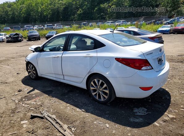 KMHCT4AE5HU254857 2017 HYUNDAI ACCENT White Հետևի ձախ