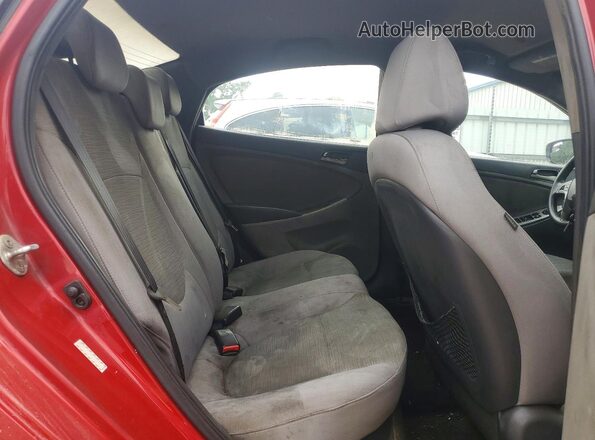 KMHCT4AE6GU139912 2016 HYUNDAI ACCENT Красный Вид задних сидений