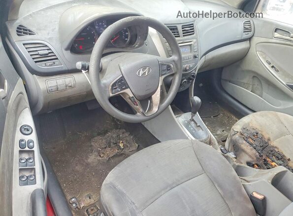 KMHCT4AE6GU139912 2016 HYUNDAI ACCENT Красный Вид панели приборов