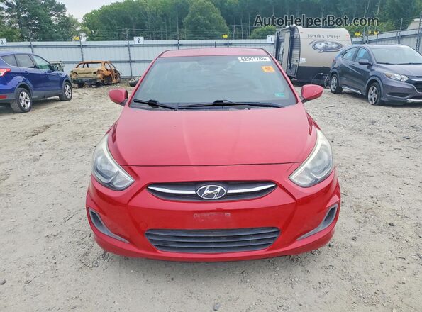KMHCT4AE6GU139912 2016 HYUNDAI ACCENT Красный Вид спереди