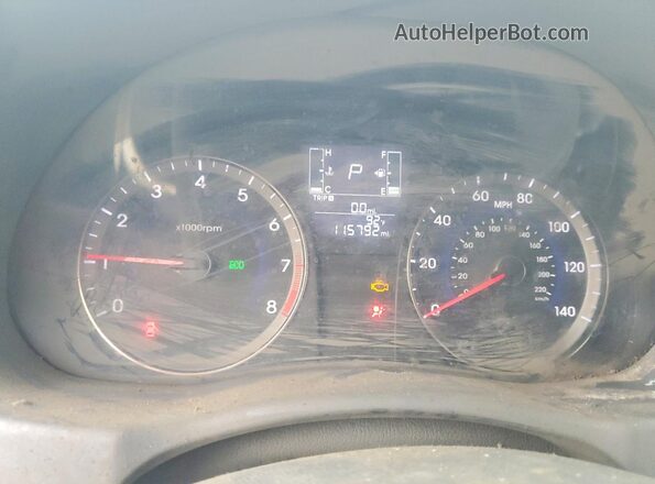 KMHCT4AE6GU139912 2016 HYUNDAI ACCENT Красный Вид щитка приборов