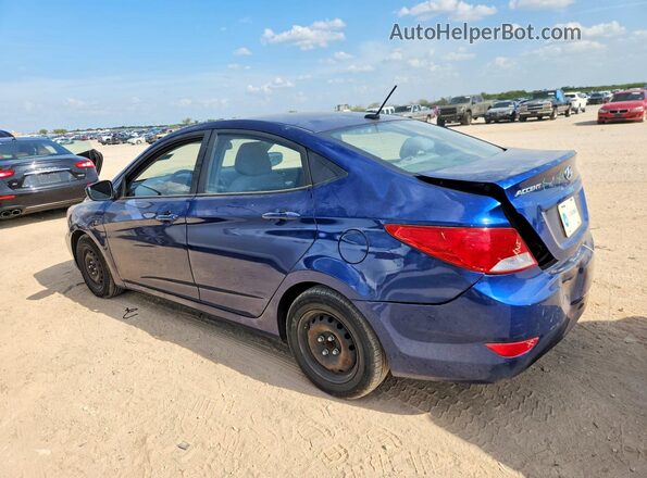 KMHCT4AE7GU142883 2016 HYUNDAI ACCENT Blue Tył lewy